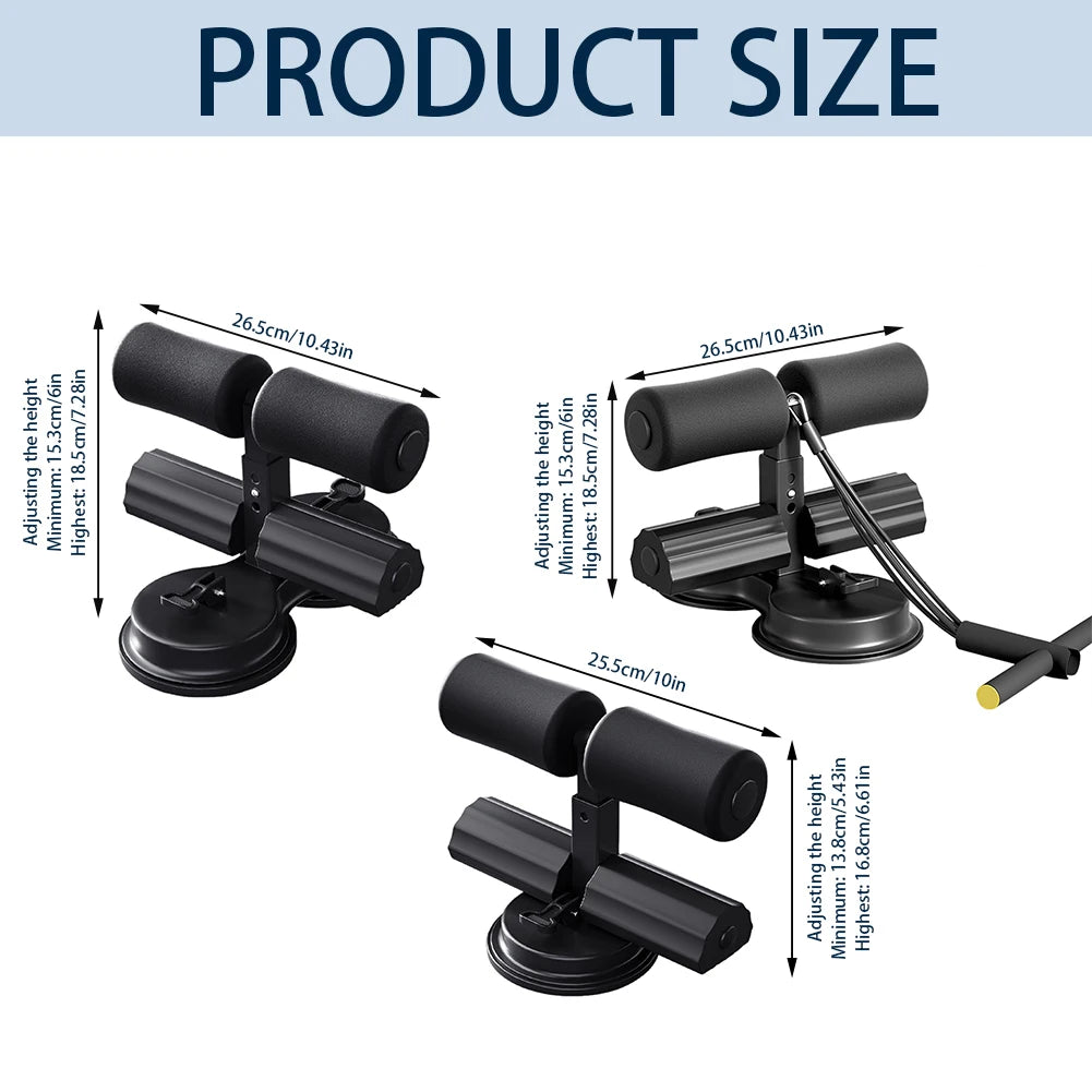 Gym Equipment Abdomen Training Auxiliary Device Adjustables Sit-Up Floor Holder Cores Fitness Exercises Device Home Workout