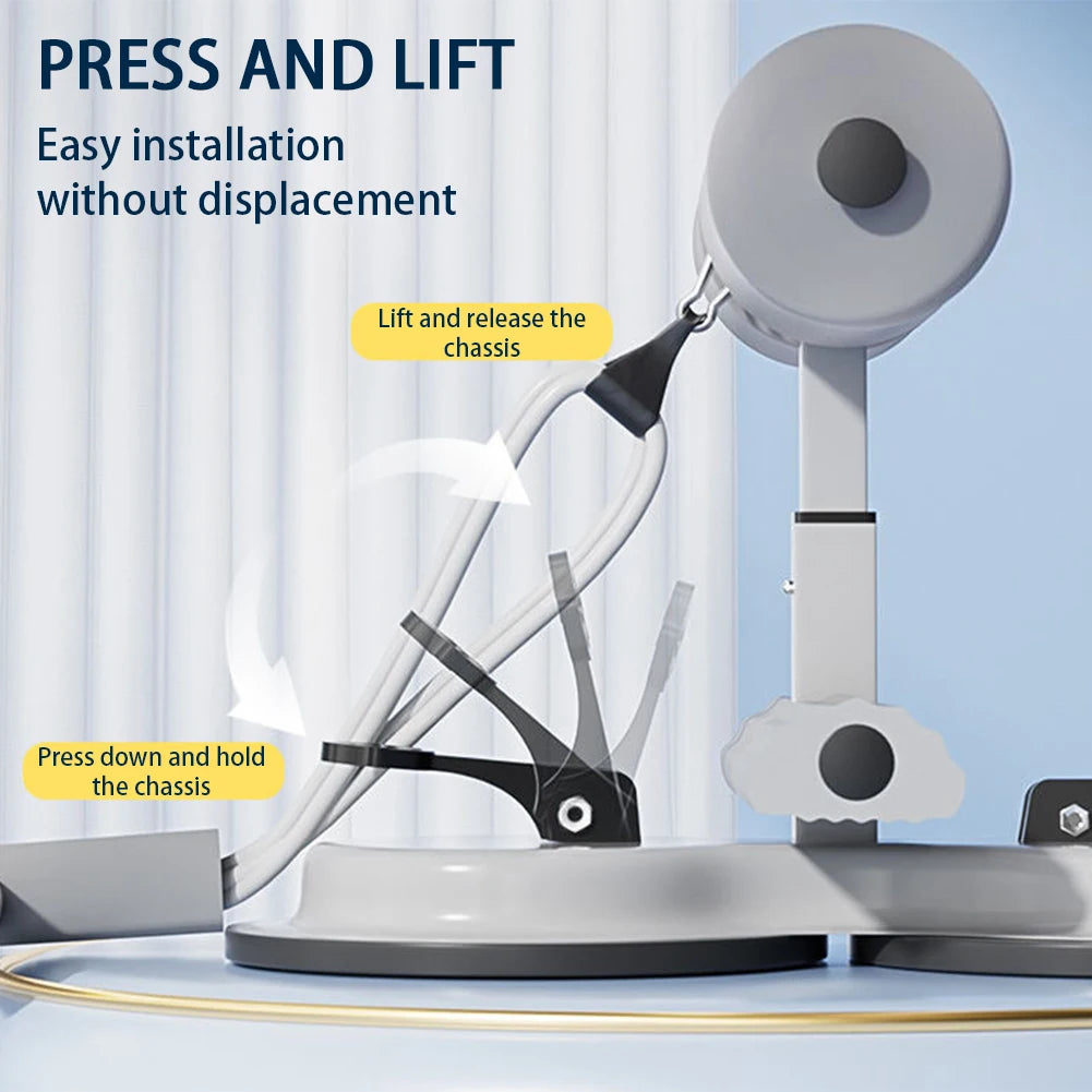 Gym Equipment Abdomen Training Auxiliary Device Adjustables Sit-Up Floor Holder Cores Fitness Exercises Device Home Workout