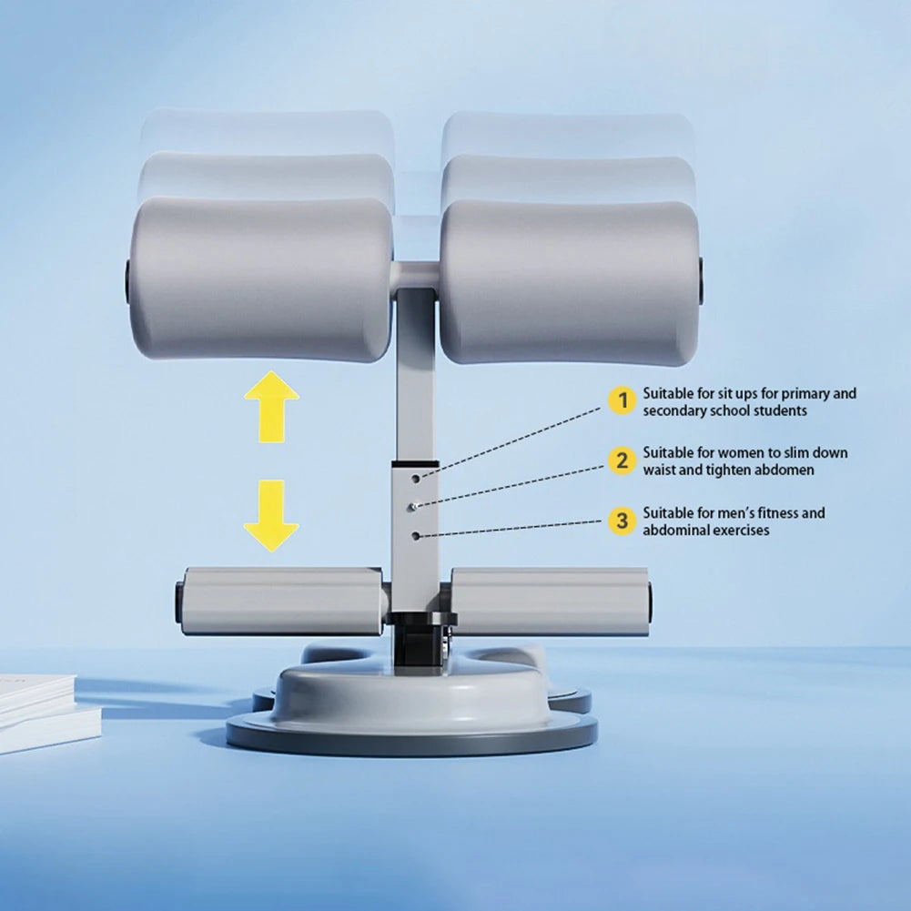 Gym Equipment Abdomen Training Auxiliary Device Adjustables Sit-Up Floor Holder Cores Fitness Exercises Device Home Workout