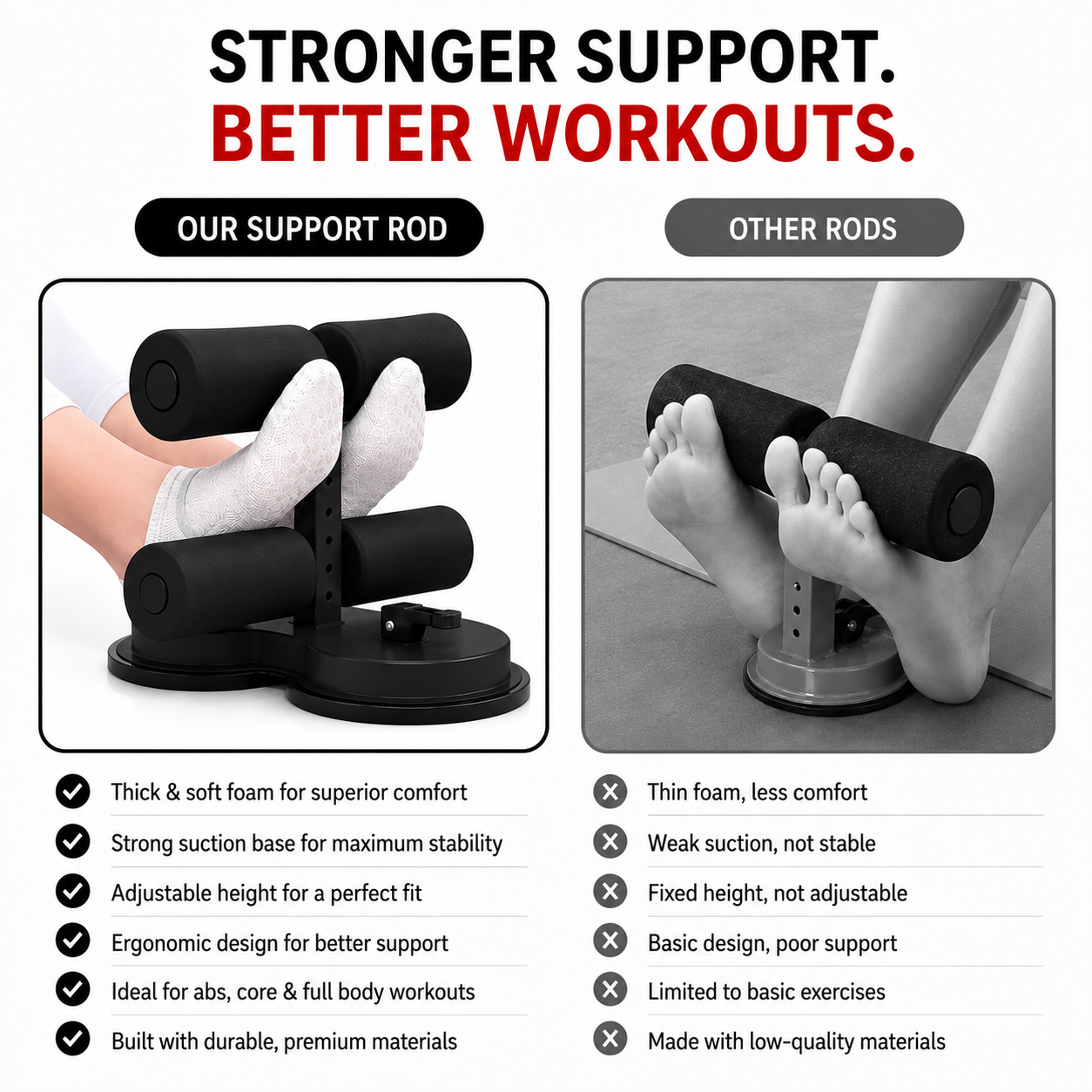 Adjustable Sit-Up Bar